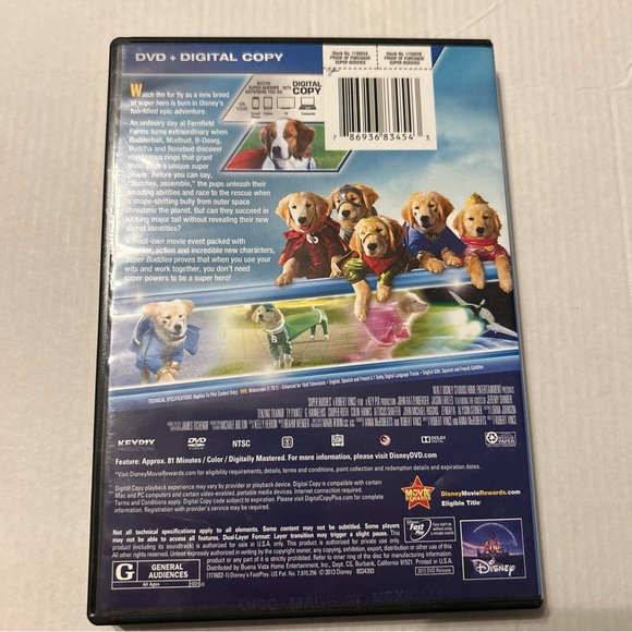 Super Buddies (DVD, 2013, Widescreen) - Picture 5 of 8